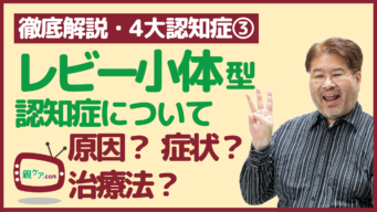 【徹底解説・4大認知症③】レビー小体型認知症の原因・症状・治療法・患者との付き合い方のイメージ